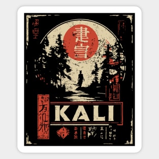 Kali Goddess Poster – Japanese Dark Divine Power Art Sticker